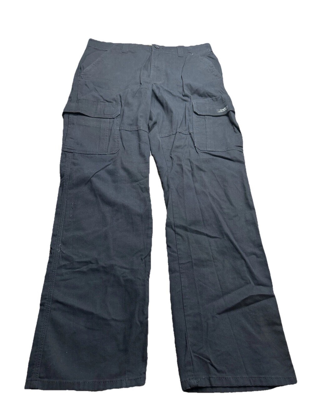 Wrangler Authentics Mens Cargo Pants 34x32 Black